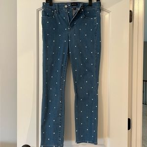 J.Crew Polka Dot Jeans